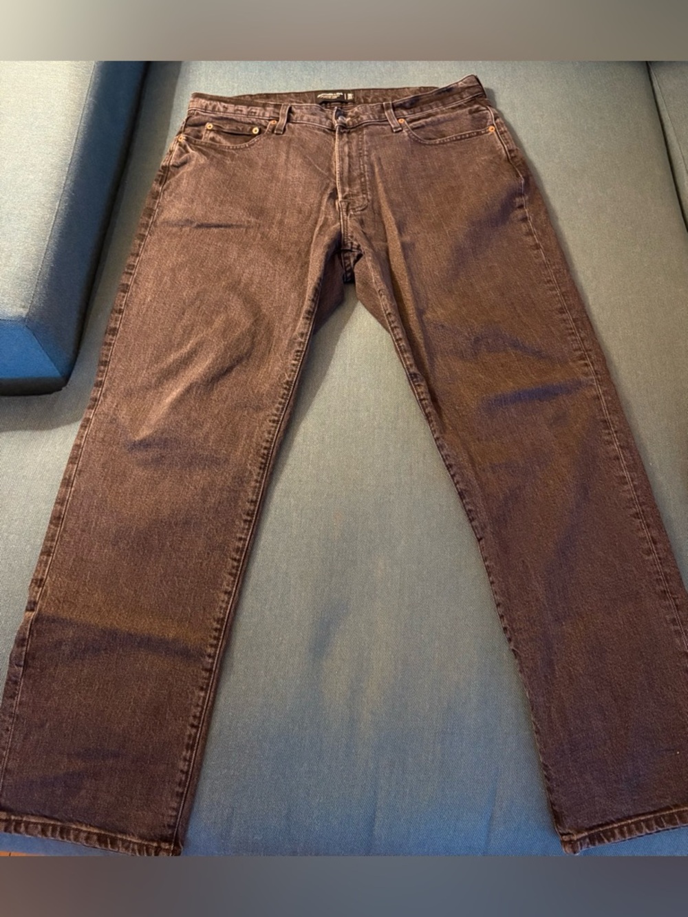 American Eagle Athletic Loose Black Jeans 36x32